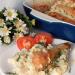 Курицавмолочно-чесночномсоусесрисом